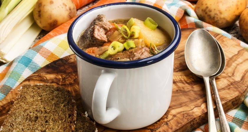 Guinness and Jameson stew.
