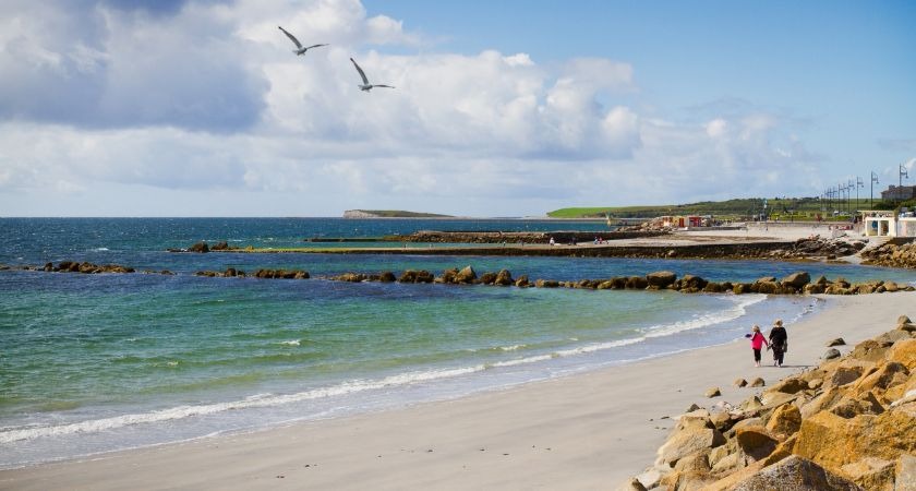 A lovely Irish beach.