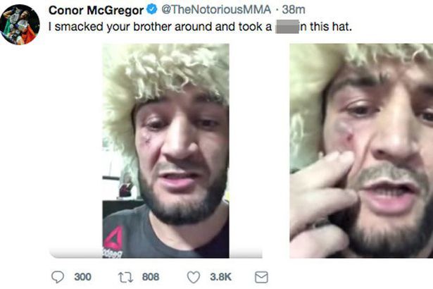 Conor McGregor criticised for 'Islamophobic' tweet at Khabib Nurmagomedov's wife.