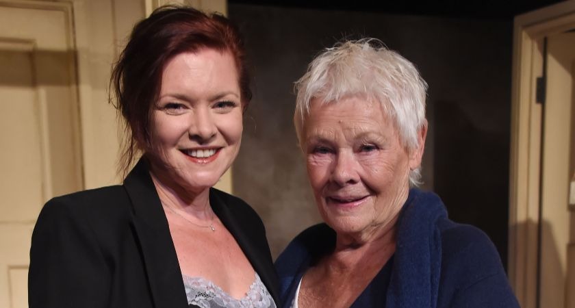 Judi Dench with her daughter Finty Williams.