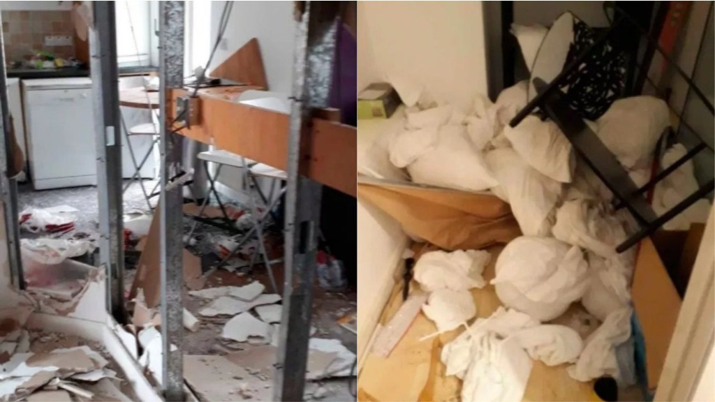 Belfast rental flat decimated by vandals at unauthorised party organised on social media.