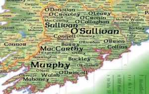 surnames across Ireland