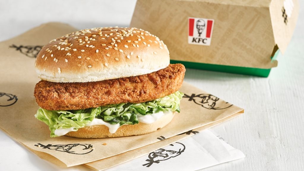 KFC introduces vegan ‘chicken’ burger to Ireland.