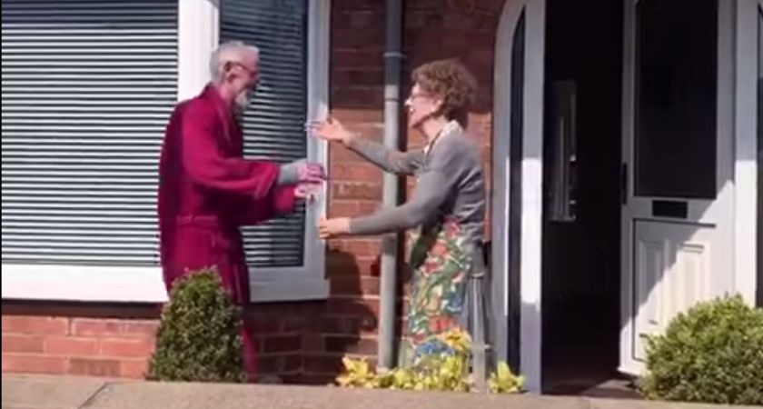 Watch Elderly Belfast Man Surprises Wife With Return Home From