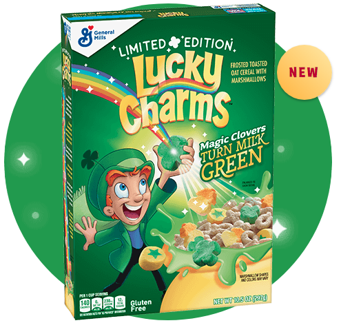 Magic Clovers Turn Milk Greenlucky Charms Thick & Glossy Slime St