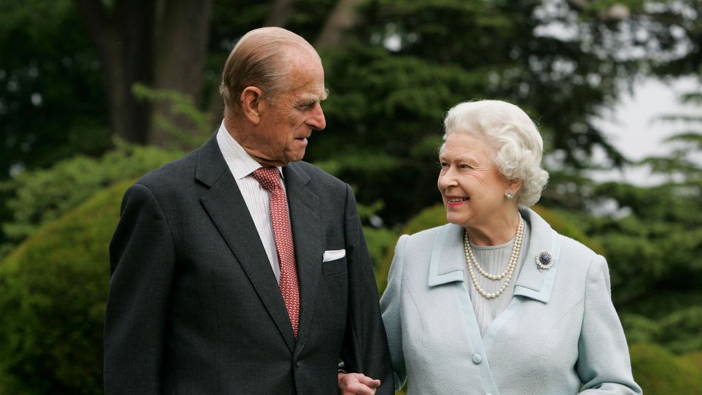 Prince Philip and the Queen.