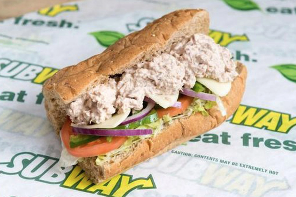 Report claims lab tests failed to find ‘amplifiable tuna DNA' in Subway tuna sandwich.