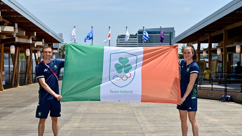 Irish Olympic Flagbearers Harrington Irvine