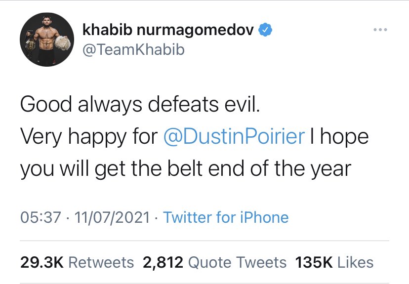 Conor McGregor appears to mock Khabib&#39;s dead father before deleting tweet |  The Irish Post